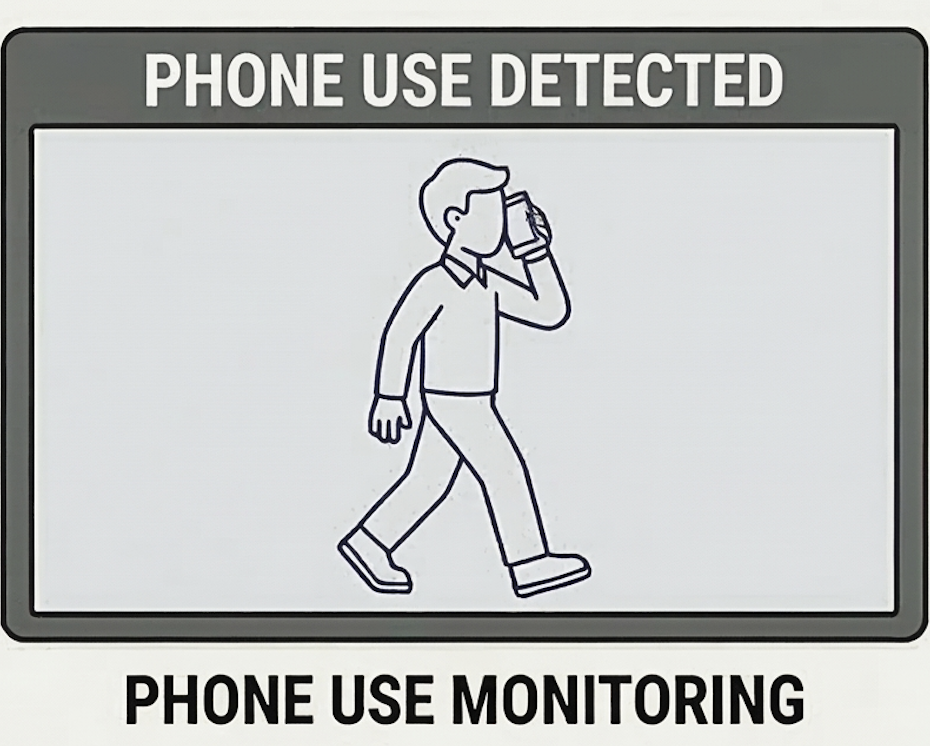 歩きスマホ検知